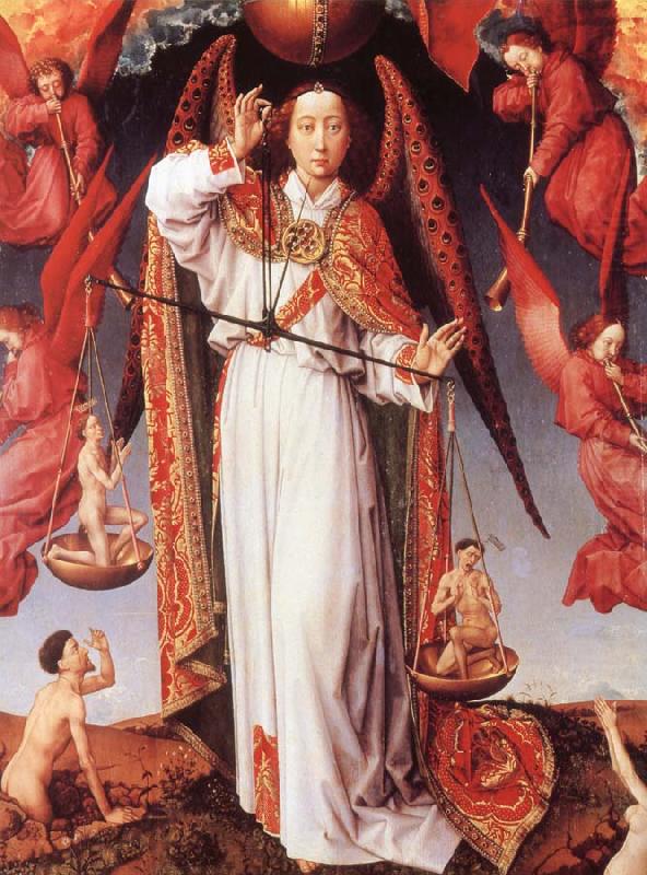 Rogier van der Weyden Saint Michael Weighing Souls china oil painting image